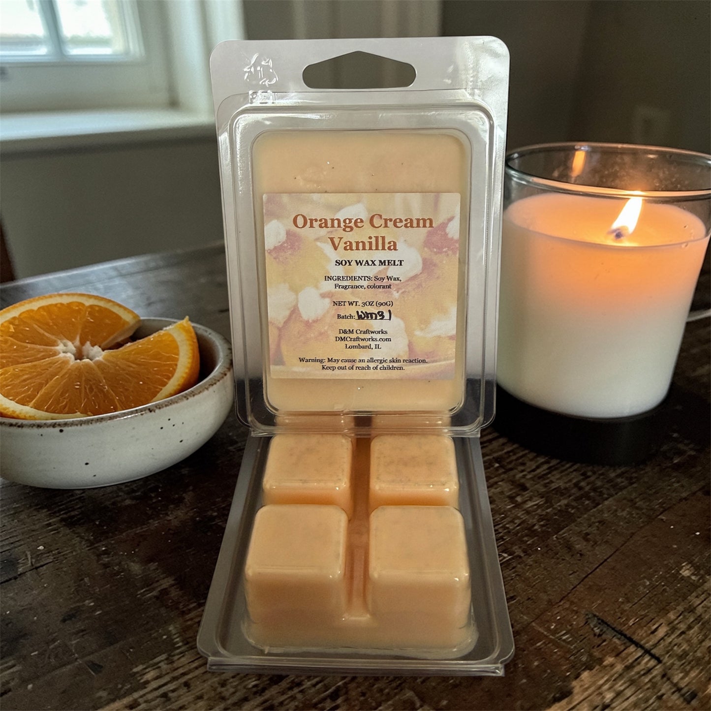 Orange Cream Vanilla Wax Melt