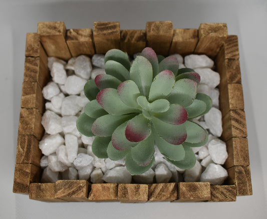 Faux Succulent Planter - Medium